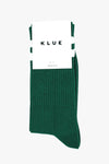 Green And White Organic Cotton Tennis Socks