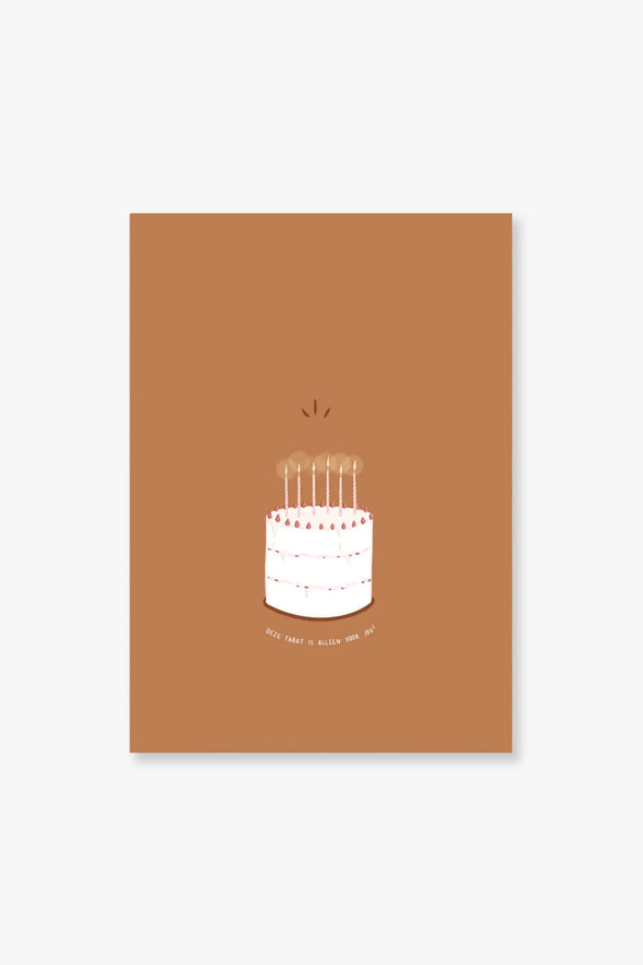 Taart Alleen Voor Jou! Card