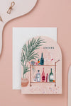 Bar Cart Cheers Card