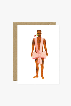 Man Gift Greeting Card