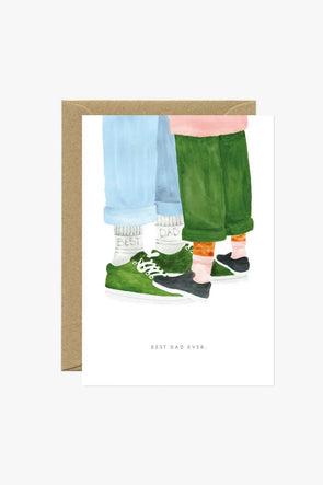 Best Dad Socks Greeting Card
