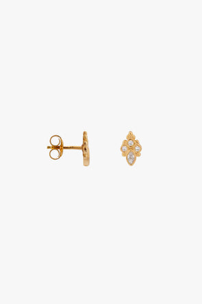 Water Lily Gold Stud