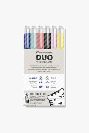 Duo Pen Set of 6 Colors