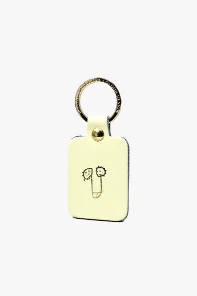 Willy Key Fob Cream