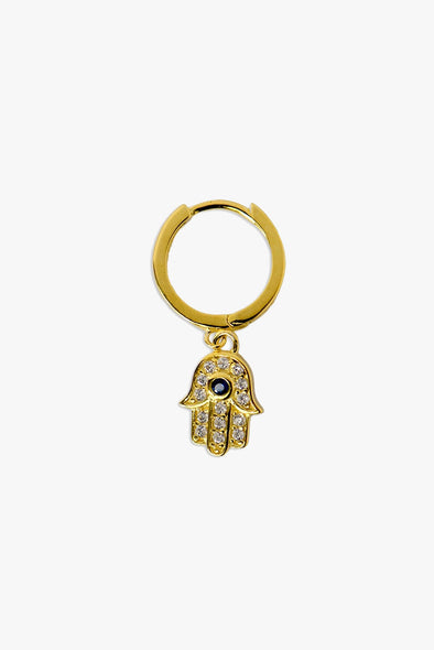 Khamsa Single Earring