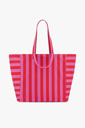 Elisa Bag Stripes Orchid/Tomato