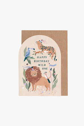 Wild One Birthday Card