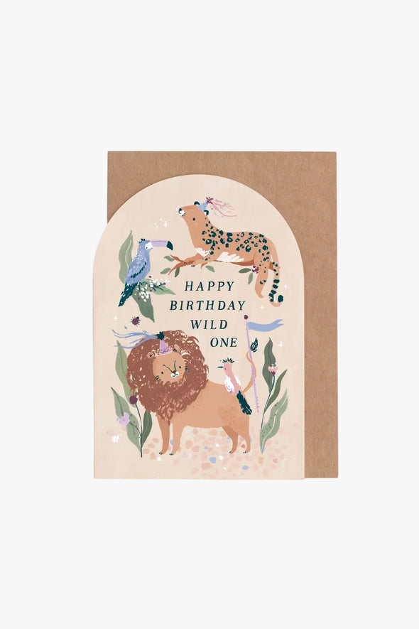 Wild One Birthday Card