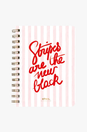 Stripes Are The New Black Notebook