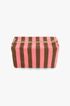 Vic Pouch Stripes Funky Pink/Olive