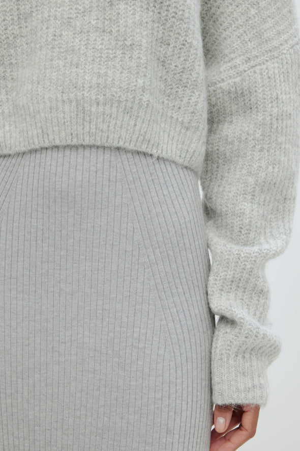 Oversized Emielia Sweater Grey Melange