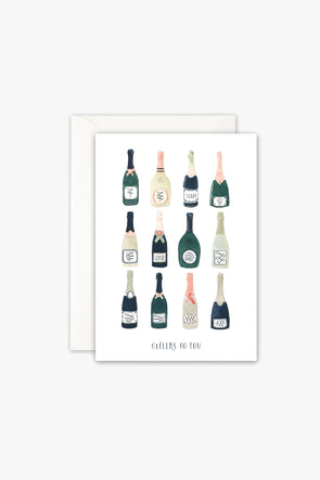 Champagne Cheers Card