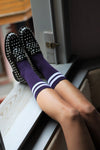 Purple Tennis Organic Cotton Socks