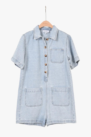 Pernille Playsuit Denim Blue