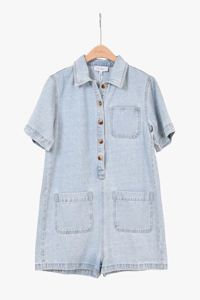 Pernille Playsuit Denim Blue