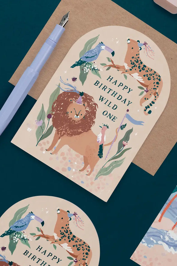 Wild One Birthday Card