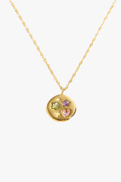 San Cisco Rainbow Necklace Gold