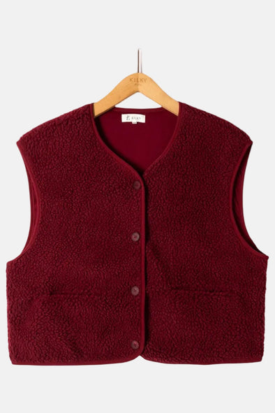 Loki Vest Burgundy