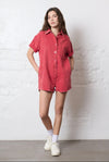 Noor Playsuit Red