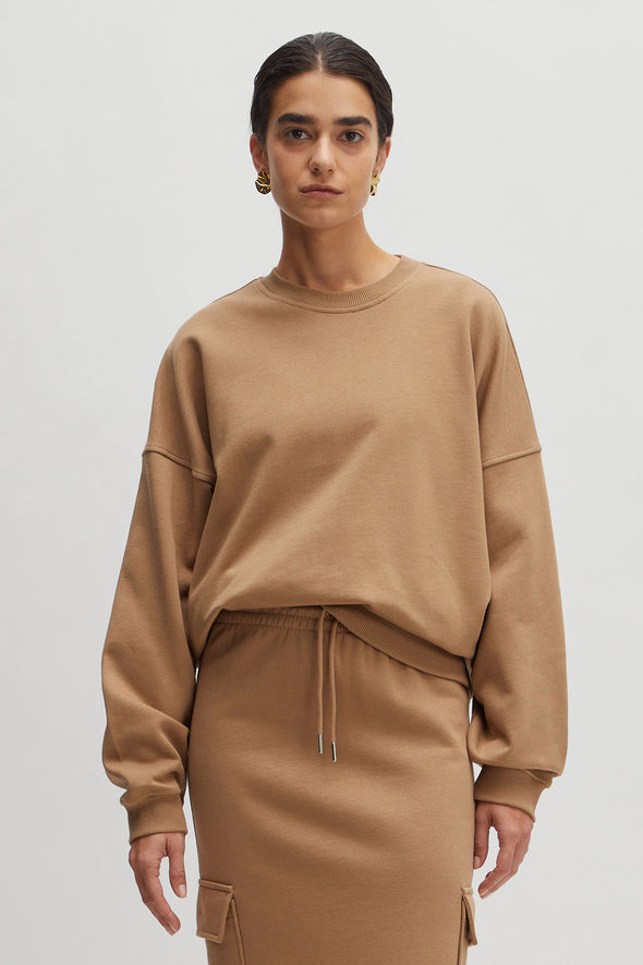 Emielia Oversized Sweater Tiger's Eye