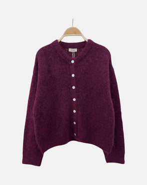 Manou Cardigan Bordeaux