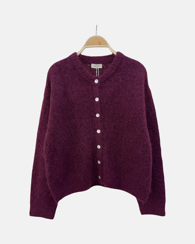 Manou Cardigan Bordeaux