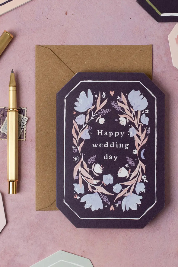 Floral Wedding Card
