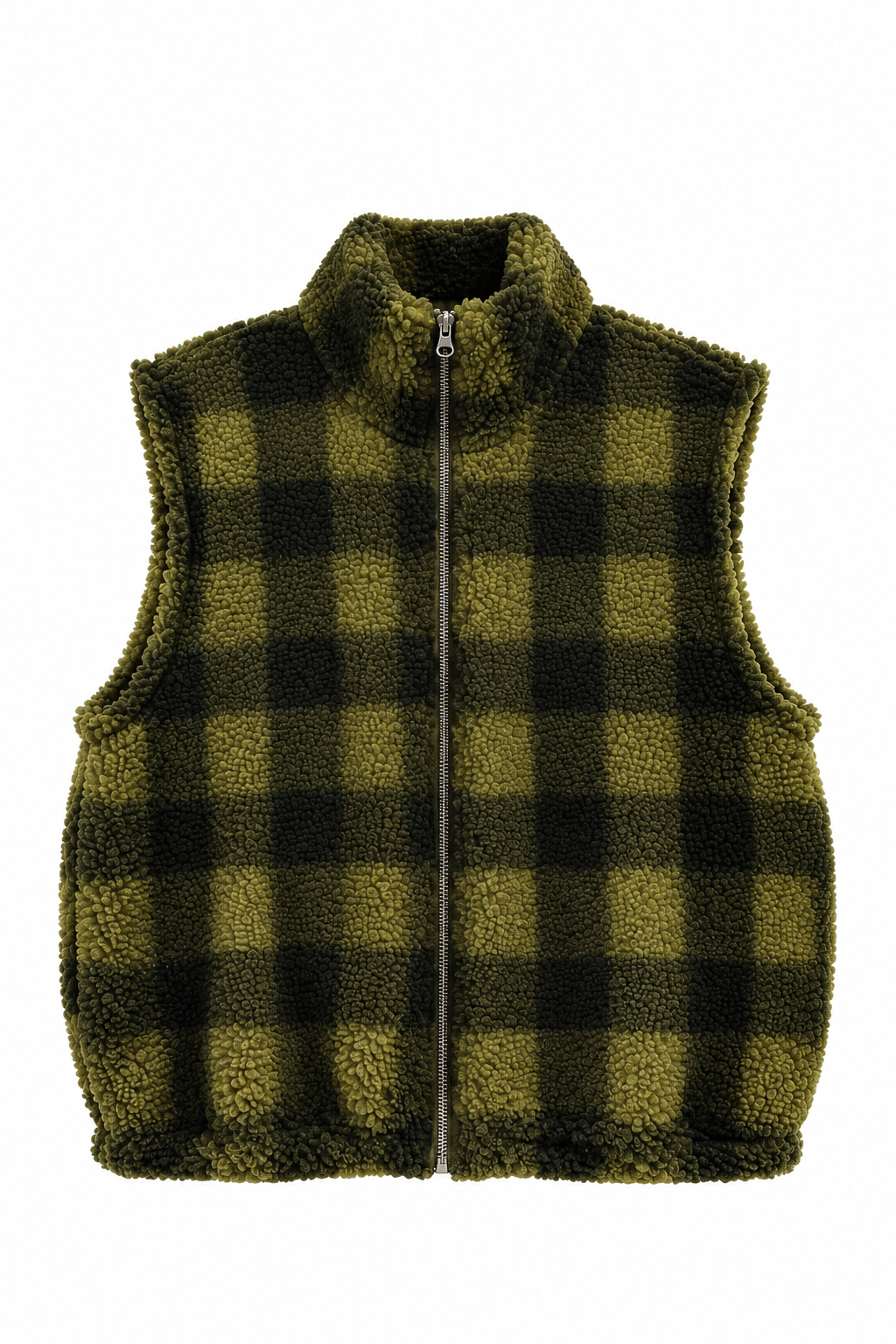 Mia Teddy Veste Olive/Khaki