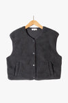 Billie Vest Dark Grey