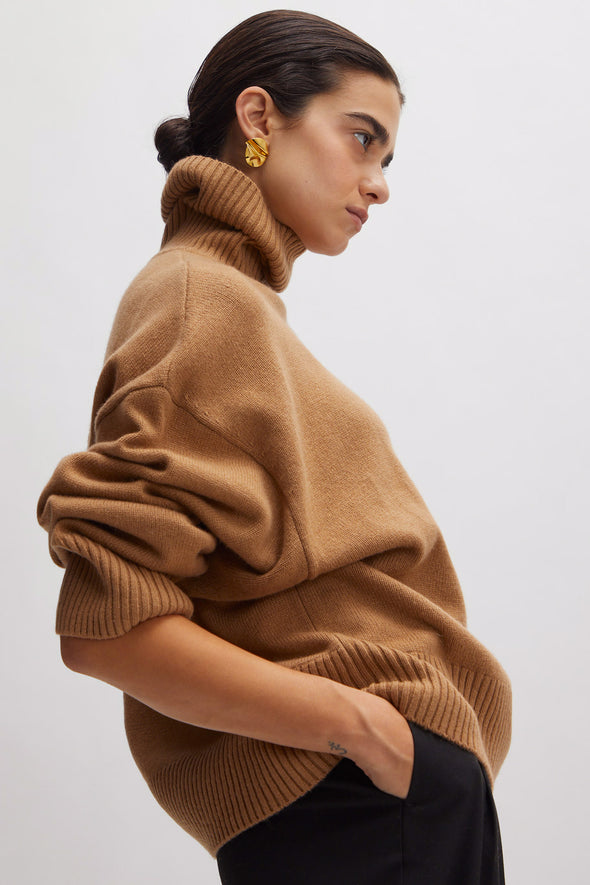 Lahela Cashmere Jumper Camel