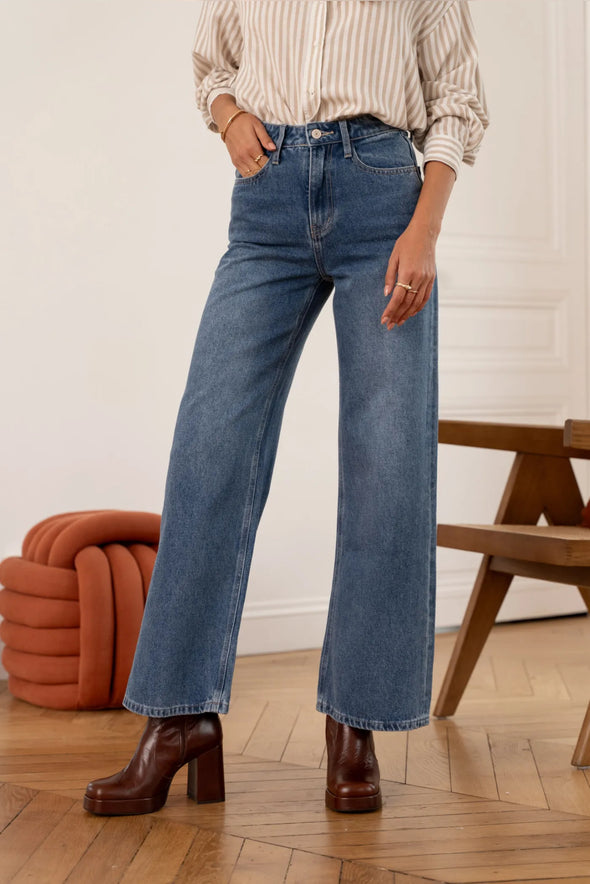 Capucine Wide Denim Indigo