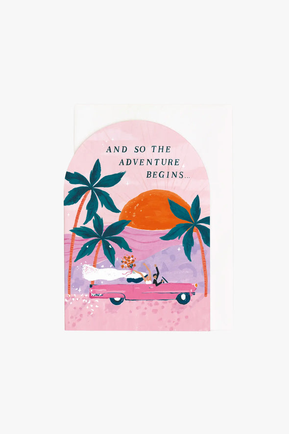 Adventures Wedding Card