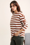 Basile Top Caramel Stripes