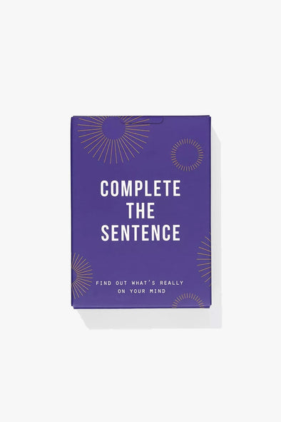Complete the Sentence Card Game