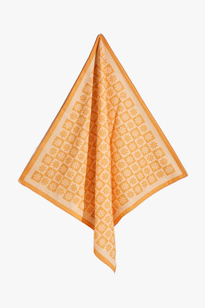 Daisy Check Bandana Orange
