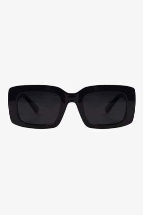 Ida Shiny Black Sunglasses