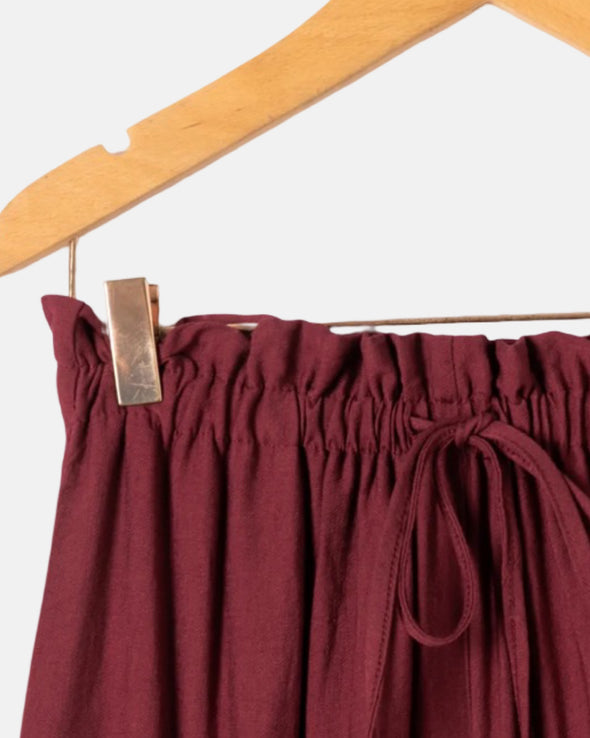 Mia Loose Trousers Bordeaux