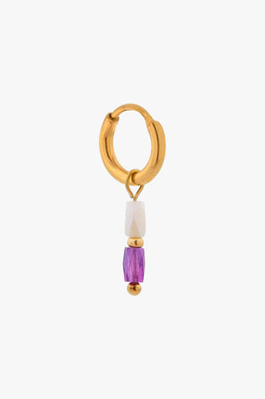 Terra Purple Hoop Gold