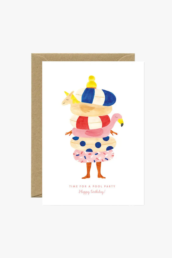 Pool Party Card