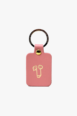 Willy Key Fob Pale Pink