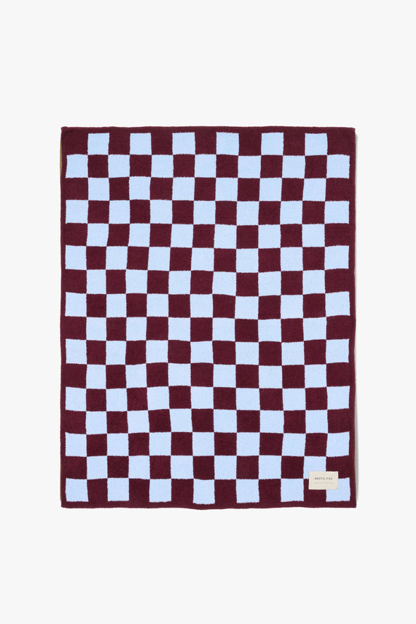 The Teddy Throw Blue Check