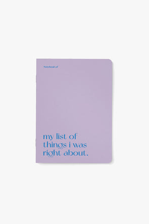 Right Things Notebook