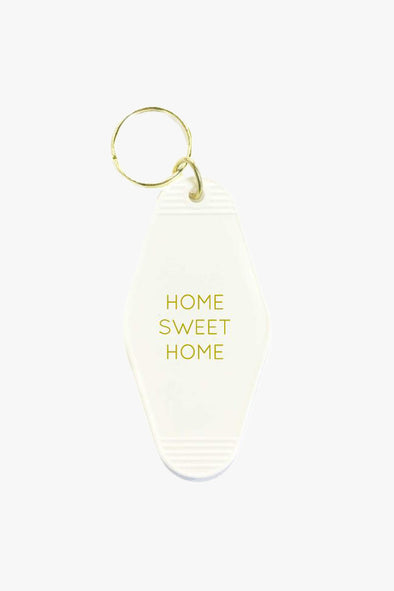 Home Sweet Home White Keytag