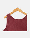 Castille Denim Sundress Bordeaux