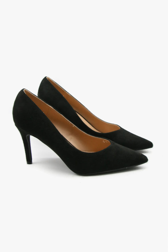 Emily Suede Pump Black