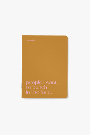 Punch In The Face Notebook