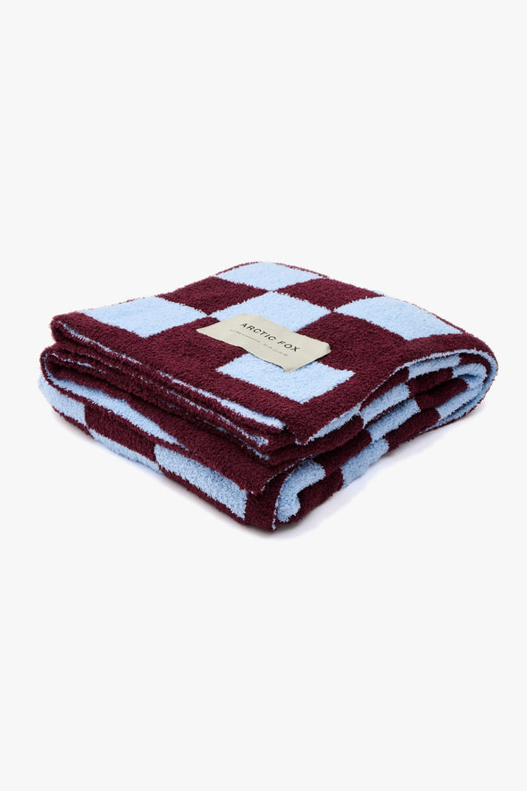 The Teddy Throw Blue Check