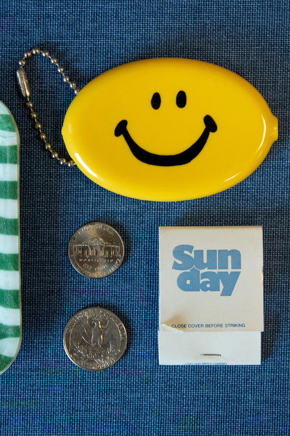 Happy Yellow Face Coin Pouch