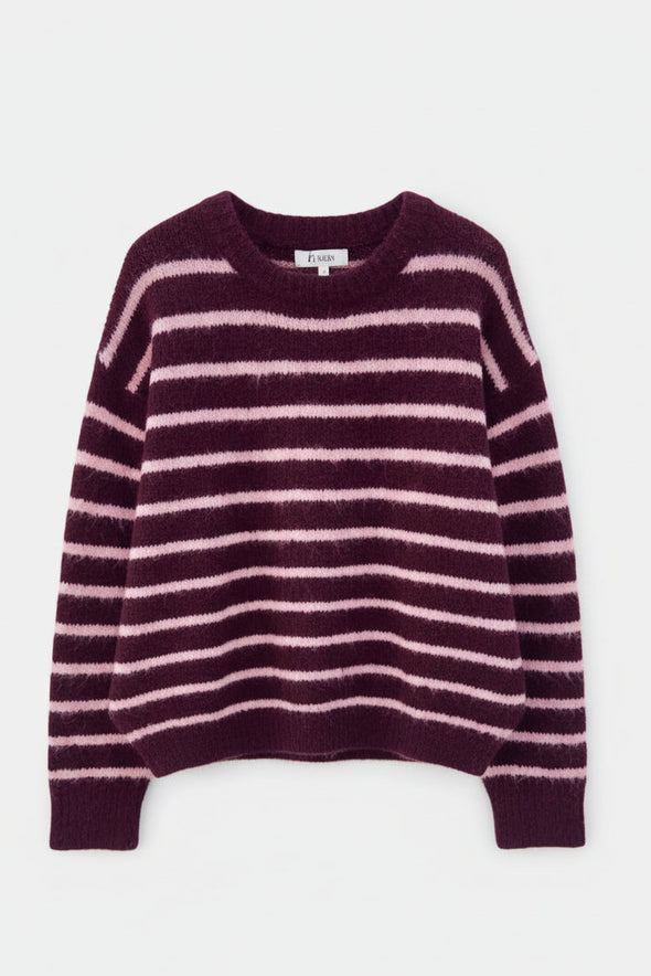 Darlene Knit Pink Stripes