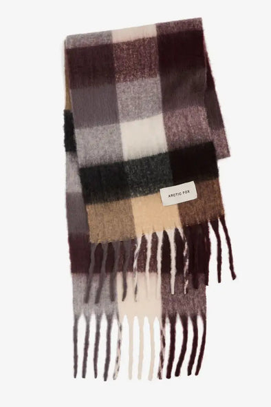 The Reykjavik Scarf Purple/Brown